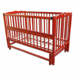 Дубик-М. Кровать детская  Веселка на шарнирах с подшипником + откидная боковина тик (8106922)