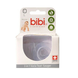 Bibi. Соска силіконова Bibi Varia 3 в 1, 0мес+, 2 шт. арт.114653(358498)