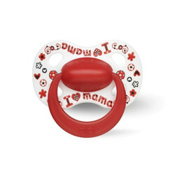 Bibi. Пустушка Bibi Natural "Я люблю маму", 6-16 міс. арт.114720(859940)