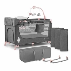 Kinderkraft. Кровать-манеж с пеленатором Kinderkraft Joy (KKLJOYPNK000AC) (201970)