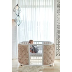 ANV. Ліжко дитяче овальна 9 в 1 + My Eco Bed Kristall біла (25541030)