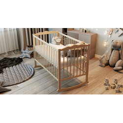Дубик-М. Кровать детская Колиска на дуге БУК натуральная (30675148)