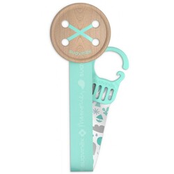 Suavinex. Клипса для пустышки с атласной лентой, "Memories - истории малышей" (307234)