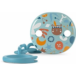 Suavinex. Кліпса для пустушки, "Лісові історії"/рожева (307214)