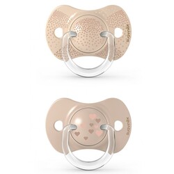 Suavinex. Пустушка фізіологічна (набір: 2 шт), +18 місяців, "Чарівні історії"/срібна корона (307344)