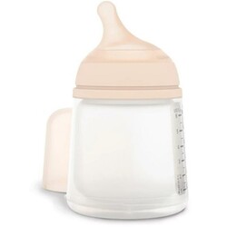 Suavinex. Пляшечка антиколікова ZERO.ZERO, 180 мл, соска повільний потік (304755)