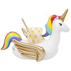 Sunny Life. Надувной плавающий подстаканник Sunny Life Единорог (	9339296038949)