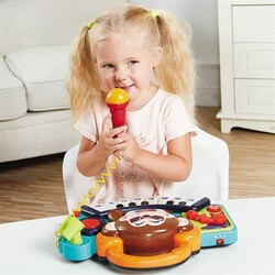 Музыкальная игрушка Пианино-обезьянка с микрофоном (3137)