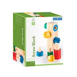 Guidecraft. Дерев'яна розвиваюча іграшка Manipulatives Закрути гвинтики (G2003)