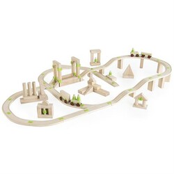 Guidecraft. Дерев'яна дорога Block Science Мости світу, 92 деталі (G2110R)