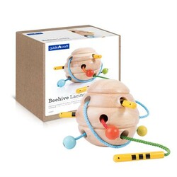 Guidecraft. Деревянная шнуровка Manipulatives Улей (G6802)