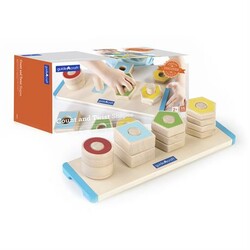 Guidecraft. Дерев'яна логічна пірамідка Manipulatives Фігури на різьбі (G6901)