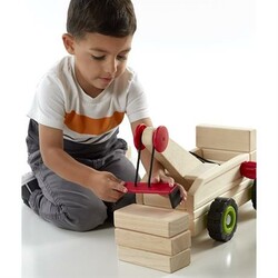 Guidecraft. Іграшкова машина Block Science Trucks Великий евакуатор (G7532)