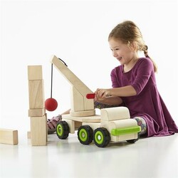 Guidecraft. Игрушечная машина Block Science Trucks Большая стенобитная машина (G7533)