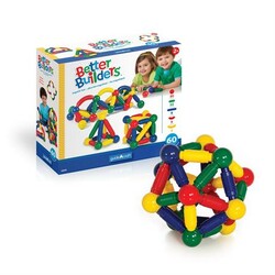Guidecraft. Магнітний конструктор Better Builders, 60 деталей (G8301)
