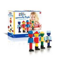 Guidecraft. Набор фигурок к конструкторам Better Builders Профессии (G8304)