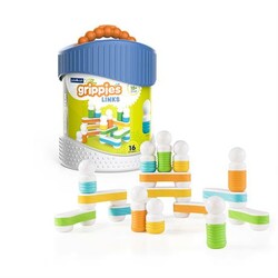 Guidecraft. Магнітний конструктор Grippies Links, 16 деталей (G8317)