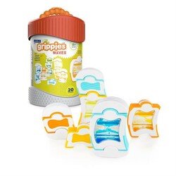 Guidecraft. Магнитный конструктор Grippies Waves, 20 деталей (G8323)