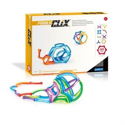 Guidecraft . Магнитный конструктор PowerClix Organics, 48 деталей (G9431)
