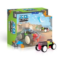 Guidecraft. Конструктор IO Blocks Гоночные машины с дополненной 3d реальностью, 48 деталей (G9607)