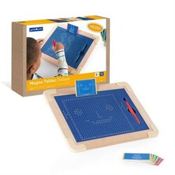 Guidecraft. Магнитный планшет Manipulatives для рисования, с шаблонами и ручкой (G99971)