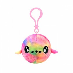 Squeezamals. Ароматная мягкая игрушка S3 – ТЮЛЕНЬ СНЕЖОК (6 cm, на клипсе)(SQS00866SN)