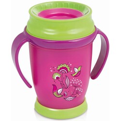 LOVI .360 Кружка з ручками (210 мл) MINI - рожева FOLKY (1/534new)