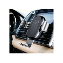 Baseus. Беспроводное зарядное устройство Baseus Wireless Charger Gravity Car Mount Silver (WXYL-0S)
