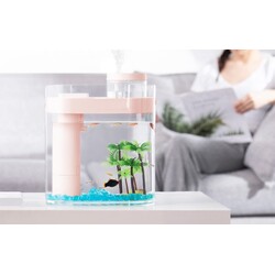 Xiaomi. Акваріум Xiaomi HFJH Amphibian ECO-Aquarium Humidifier Youth Edition Pink (073481)