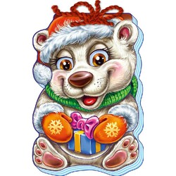 Ранок. Книга детская Мягкий новый год. белый медвежонок укр яз (9789667473419)