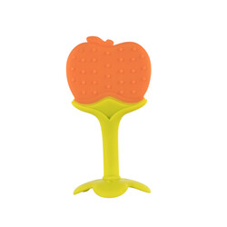 Baby Team. Прорезыватель силиконовый "Яблоко", (4016 Яблоко)