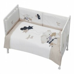 Interbaby. Комплект постільної білизни 3 елементи Amoroso Beige беж. (8435440353171)