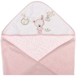 Interbaby. Полотенце Teddy + расчески blue 100х100 (8100222)