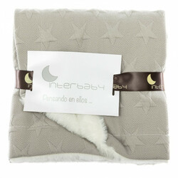 Interbaby. Плед Bubble stars & lamb blankets gray (8100234)