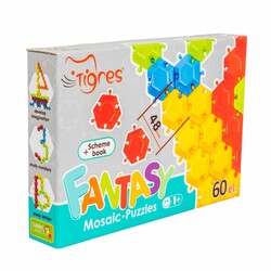 Tigres. Мозаика-пазлы "Фантазия" 60 эл. (39124)