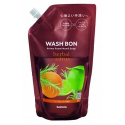 Saraya. Мило-піна для рук з ароматом цитрусів WASH BON Prime 500 мл (23893)