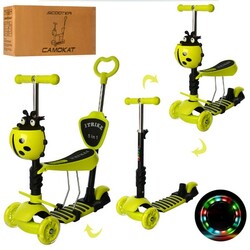 iTrike. Самокат 5в1 iTrike Maxi JR 3-026-GR1 (24049)