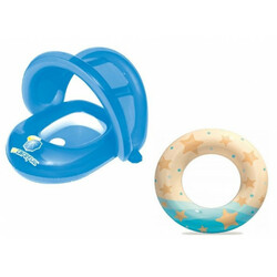 Комплект Bestway плотик + коло Зірки (34091)