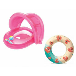 Комплект Bestway плотик+круг осьменог (36014)