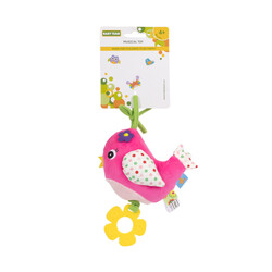 Baby Team. Игрушка-подвеска музыкальная "Птичка", (8543)