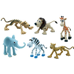 Baby Team. Набір іграшок-фігурок "Сафарі", 6 шт, (8830)