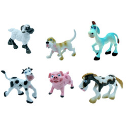 Baby Team. Набір іграшок-фігурок "Ферма", 6 шт, (8831)