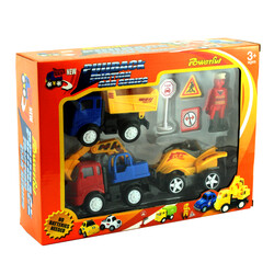 POWERFUL FRICTION. Игровой набор транспорта и аксессуаров (лодка, яхта, квадроцикл)(558A8)