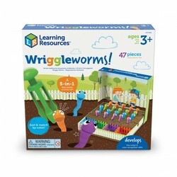 Learning Resources. Навчальний ігровий набір-сортер LEARNING RESOURCES - ЗЛОВИ черв'ячків (LER5552)