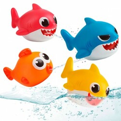 Baby Shark. Игрушка-брызгунчик BABY SHARK - ПАПА АКУЛЕНКА (SFBT-1003)