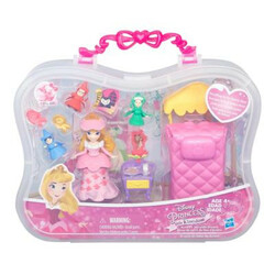 Hasbro. Игровой набор маленькая кукла Принцесса Аврора и сцена из фильма (B5341)