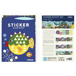Mideer. Альбом-мозаика с наклейками Океан (MD4063)