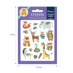 MIDEER. Барвисті наклейки MIDEER "Тигр" (MD4008)