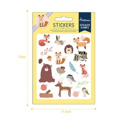 Mideer. Красочные наклейки "Лиса" (MD4004)