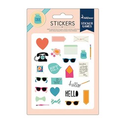 Mideer. Красочные водонепроницаемые наклейки  (MD4001)